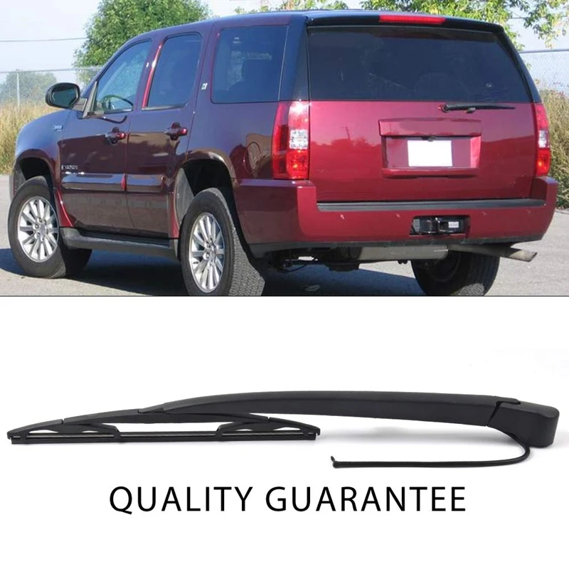Rear Wiper Arm Set Back Windshield Wiper Arm Blade Set for Cadillac