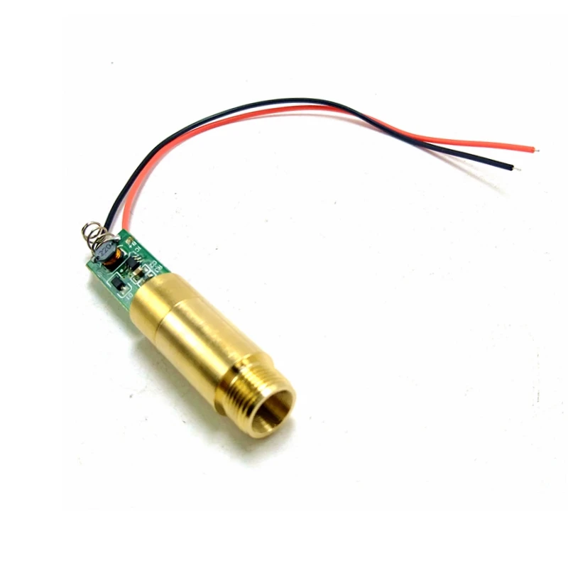 Industrial Lab APC 450nm 100mw Pure Blue Laser Diode Dot Module 12x35mm Brass Housing 3.7V-4.2V industrial lab 3 5mw 675nm laser diode lazer dot module 12x35mm