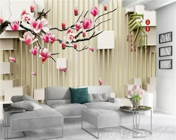 

3d Flower Wallpaper Delicate Magnolia Flower Customize Your Favorite Premium Atmospheric Interior Decoration Wallpaper