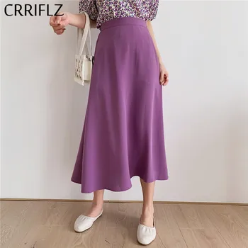 

Women Dress Women A-line Polyester Solid Casual Mid-calf Empire CRRIFLZ