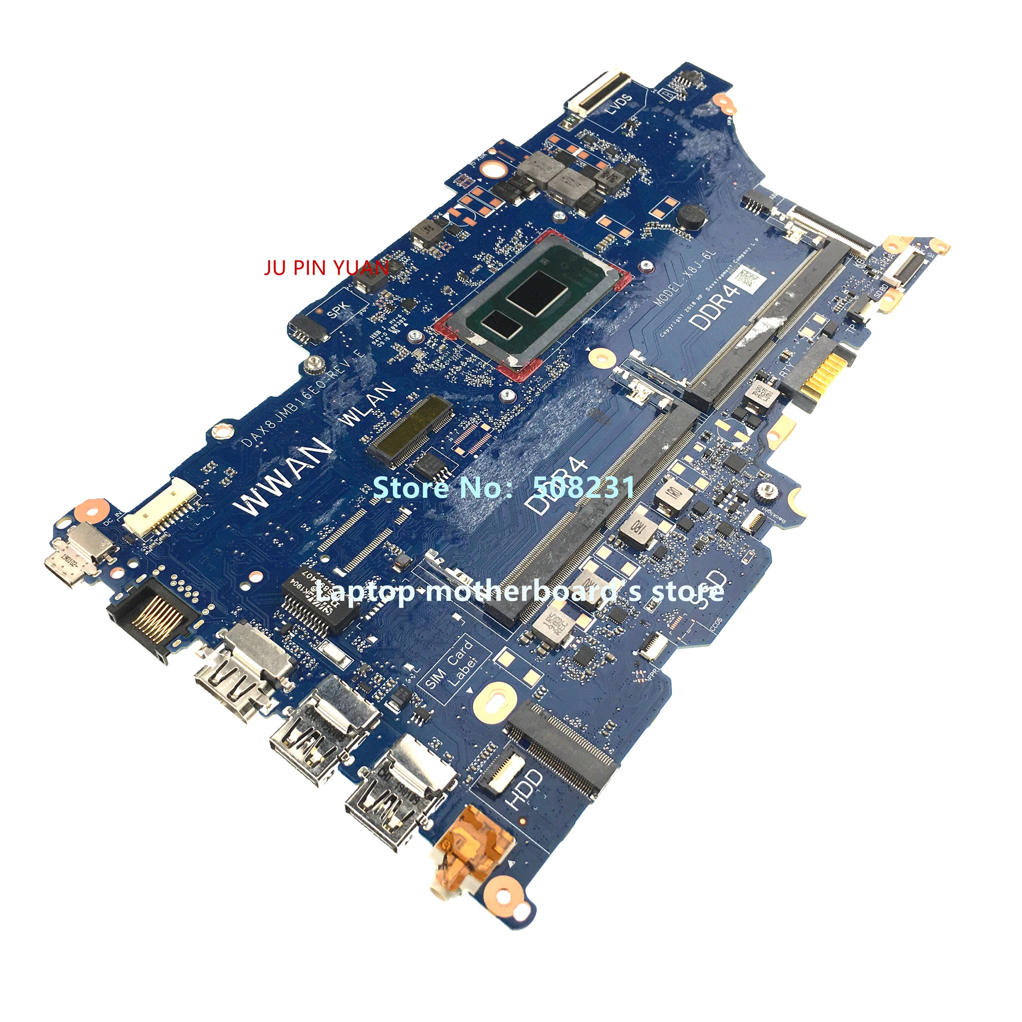 

For HP ProBook 440 450 G6 Laptop Motherboard With SREJQ I5-8265U L44883-601 L44883-001 DAX8JMB16E0 DDR4 MB Tested OK