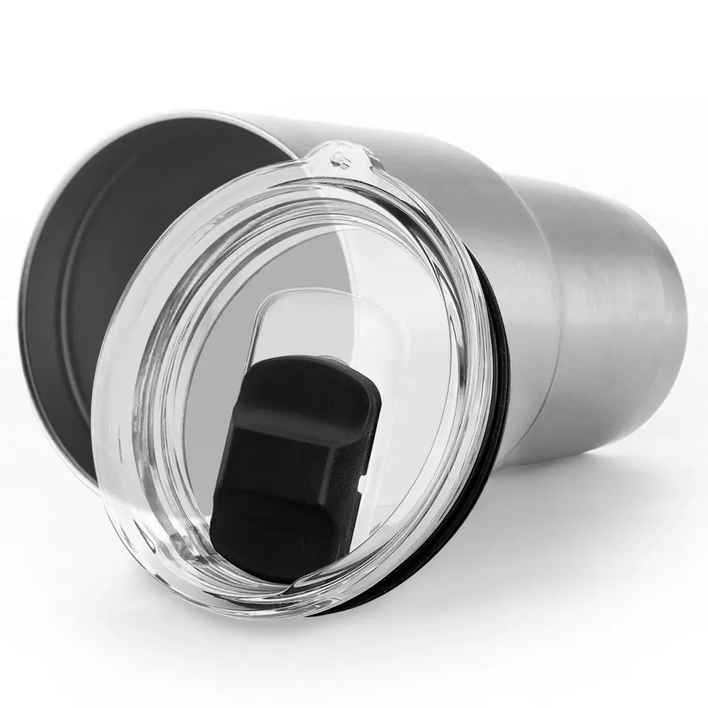 

10pcs/lot 20/30oz High Quality Crystal Clear Magnetism Slider Yeti Lids for Replacement Yeti Tumbler Sealing RTIC Cover