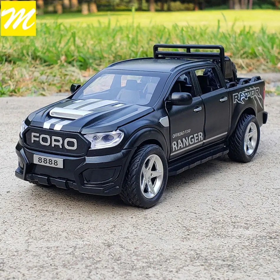 1:32 пикап Ford F350 Raptor игрушечный большой литой автомобиль модель со звуком