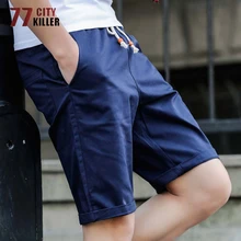 Новые летние хлопковые шорты, мужские Модные брендовые пляжные шорты, дышащие мужские повседневные шорты, удобные крутые шорты размера плюс, мужские шорты