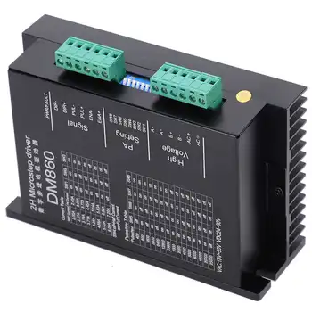 

Stable Performance Step Motor Driver Strong and Durable Stepper Controls Drives DM860 Support PUL/DIR/CW/CCW Mode