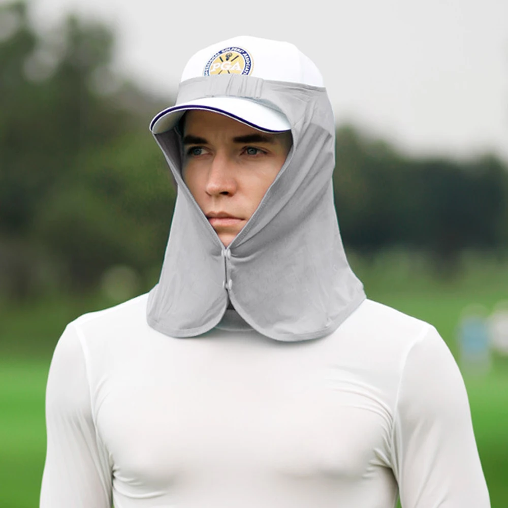 Outdoor Sunscreen Scarf Men's Women's Golf Scarf Quick-Drying Breathable Ice Silk Material Nano Material UV Protection Bib for golfer gift