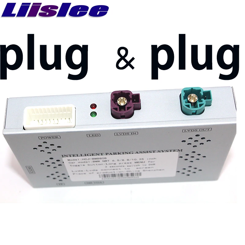 Liandlee Parking Camera Interface Reverse Back Up Camera Kits For BMW 7 F01 F02 F03 F04 CCC CIC NBT EVO Display Upgrade3