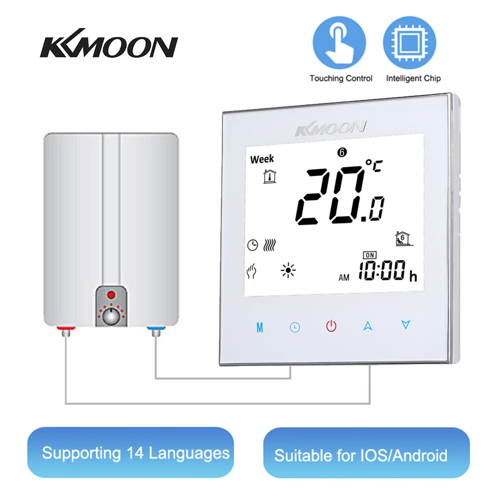 KKmoon цифровой водонагреватель/газовый котел термостат с WiFi подключением и