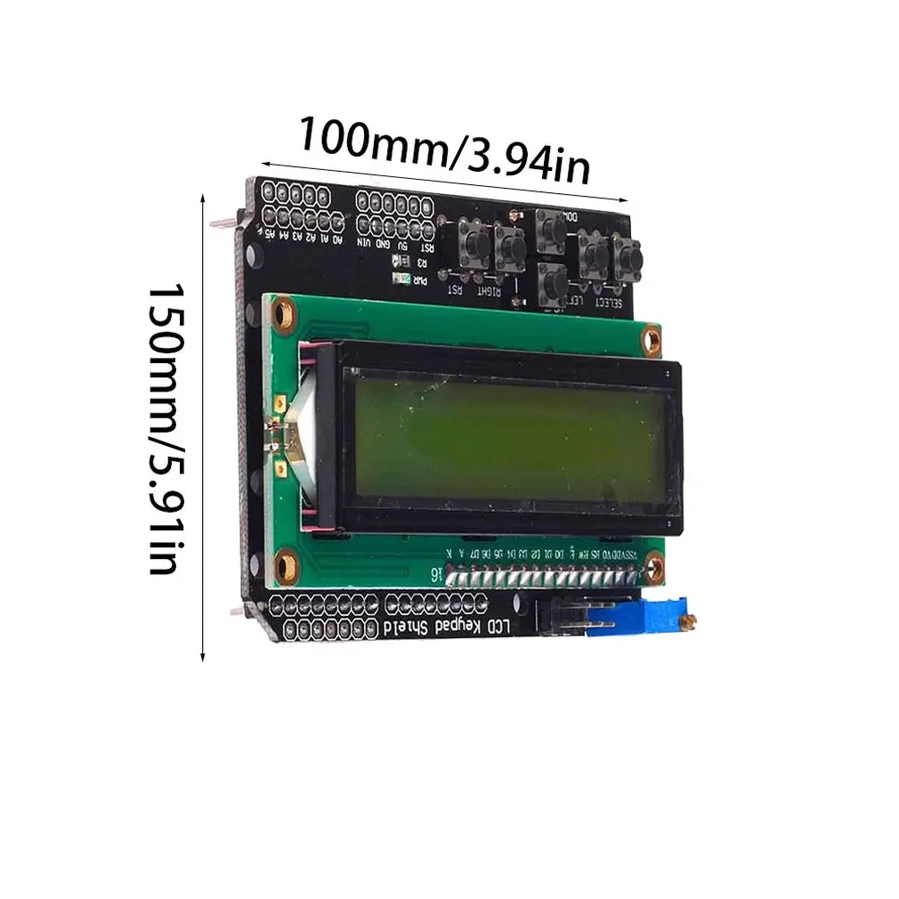 ЖК-дисплей 1602 IIC I2C TWI последовательный интерфейс SPI 1602 16X2 символ ЖК-подсветка модуль платы 5 В для Arduino
