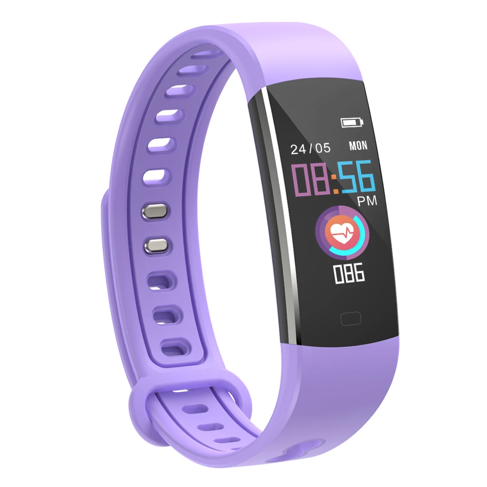 

BingoFit Color Smart Bracelet Waterproof Heart Rate Monitor Health Fitness Tracker Bluetooth Smart Watch for Sport PK MI Band4