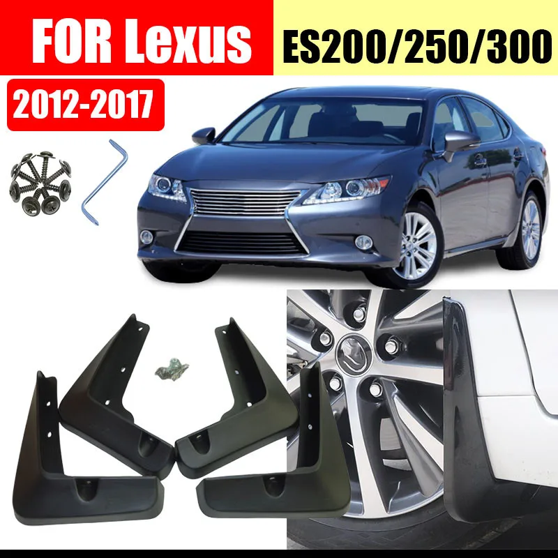 

Mud flaps FOR Lexus ES ES200 es300 es250 Mudguards Fender Mud flap splash Guard Fenders Mudguard car accessories Front Rear
