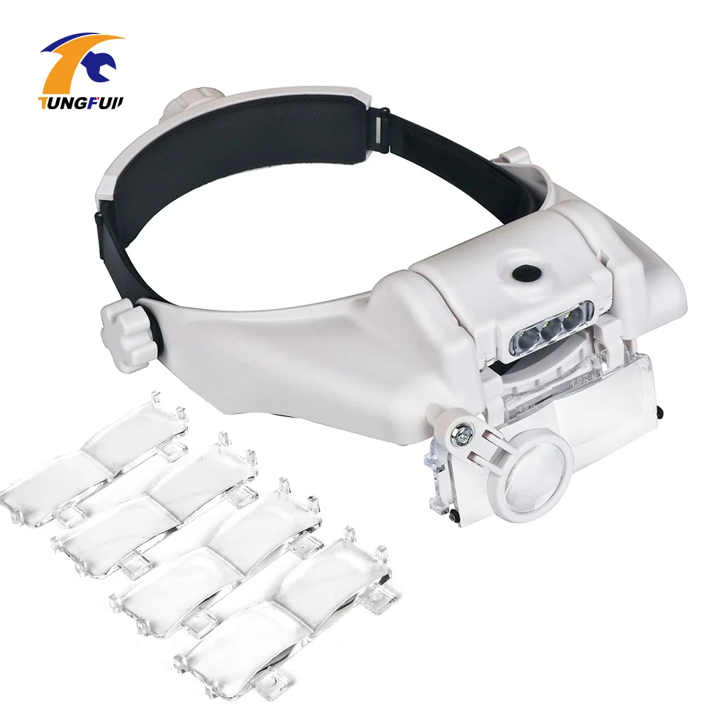 lente de aumento led profissional lupa 05