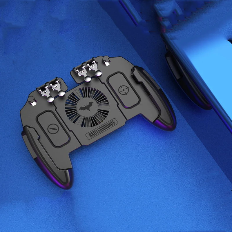  For PUBG Mobile Controller Gamepad With Cooler Cooling Fan For iOS Android For Samsung Galaxy L2 R2