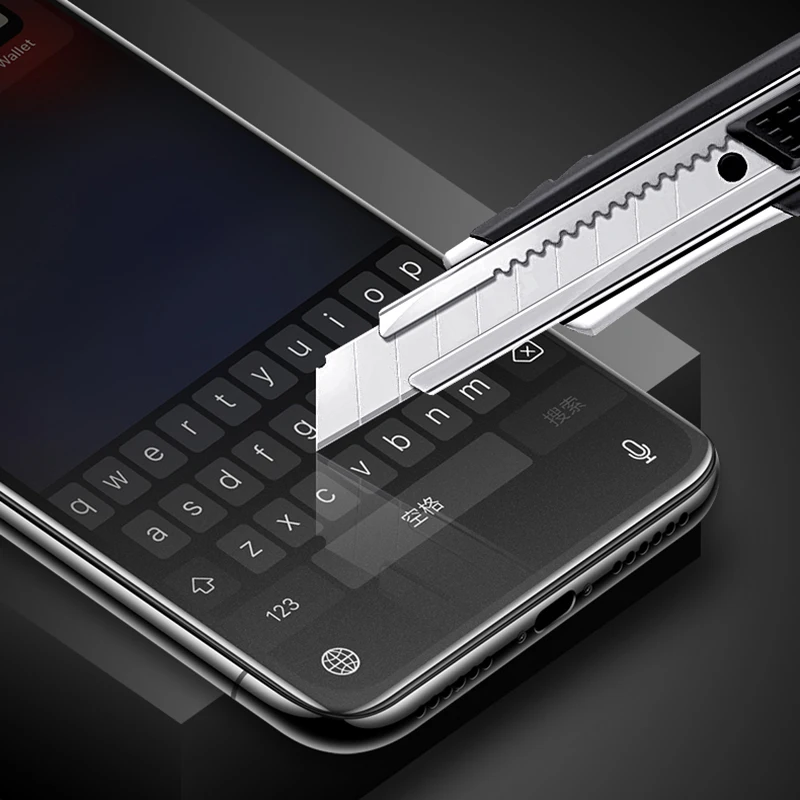  Anti-fingerprint 9D Display-schutz auf die für Apple iphone XR XS 11 Pro Max 10 6 S 6 S 7 8 Plus Ge