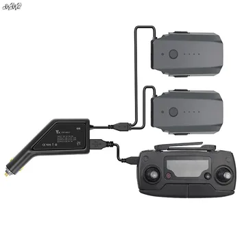 

3 in 1 car charger mavic drone charger battery remote control recharge for dji mavic pro 1 drone accessories