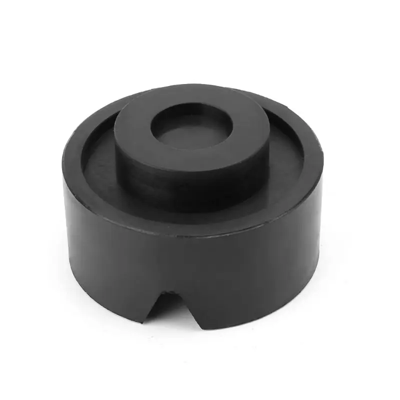 

Black V-groove Car Jack Rubber Pad Anti-slip Rail Adapter Support Block Heavy Duty For Car Lift
