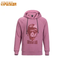 Превосходный Элитный мужской Тактический свитер с капюшоном, свободная толстовка с капюшоном, Осеннее и зимнее пальто, командный рисунок льва, для спорта на открытом воздухе