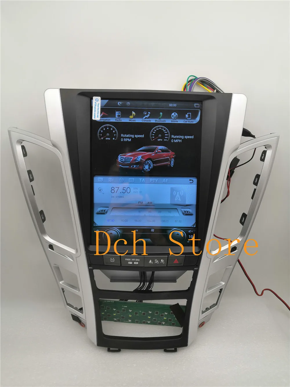 10.4'' Vertical Screen Tesla Style Android 8.1 Car DVD player GPS for Cadillac Old CTS 2007 2008 2009 2010 2011 2012 RADIO PX6