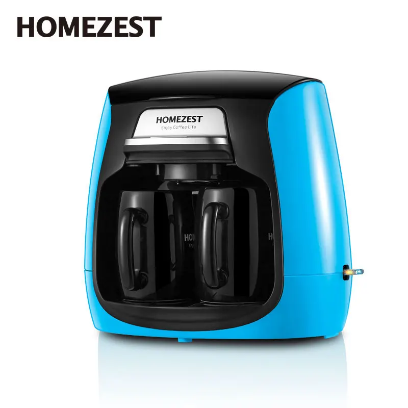 

Smart coffee machine home American coffee machine double cup mini small automatic tea machine coffee machine