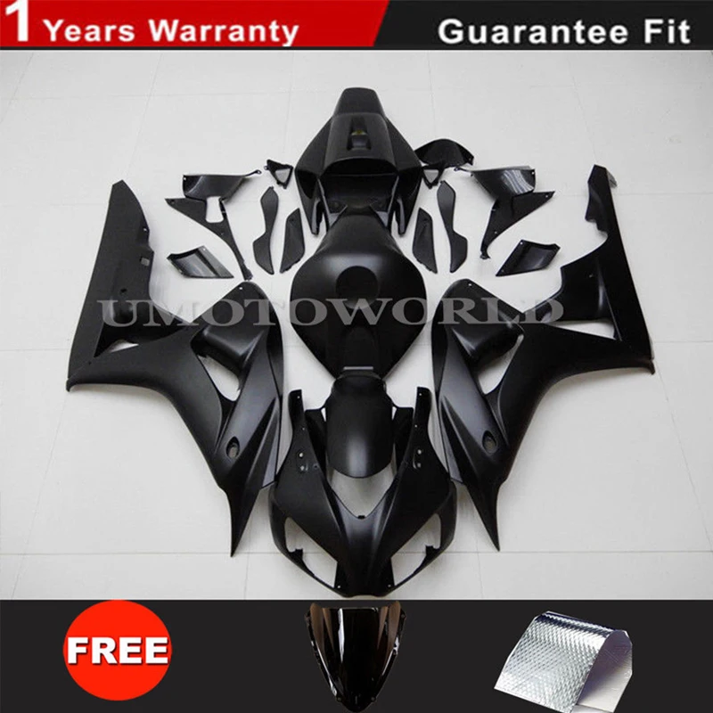 ZXMT High Quality Motorcycle Fairing Mold Kit for Honda CBR1000RR 2006-2007 ABS Injection BodyworkS Set Matte Gloss Black