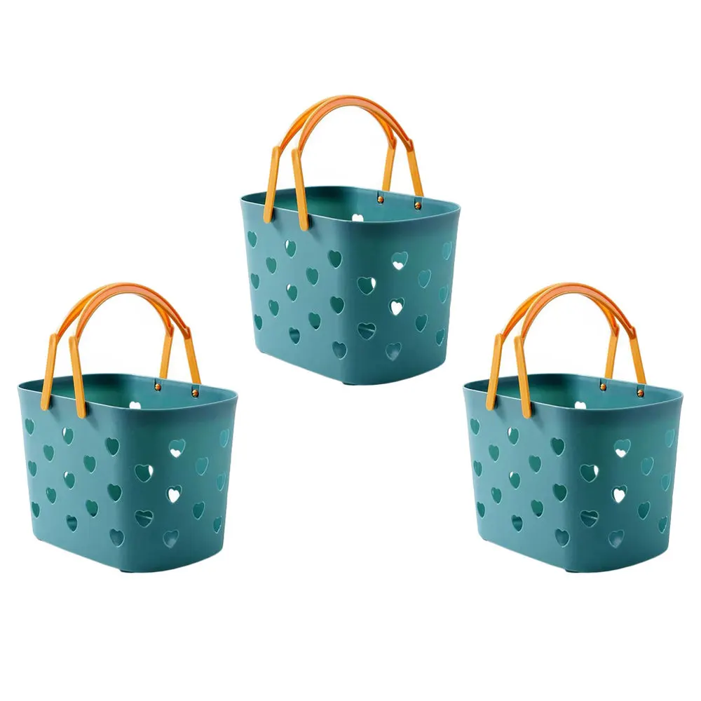 

3pcs Household Storage Basket Portable Storage Basket Storage Holder