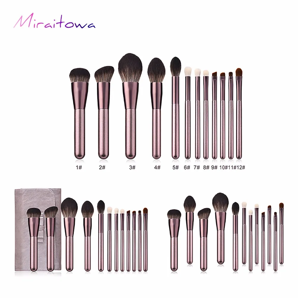12 pcs Makeup Brushes Set professional Foundation Powder Eyeshadow Blending Eyebrow kabuki cosmetic brush Tool