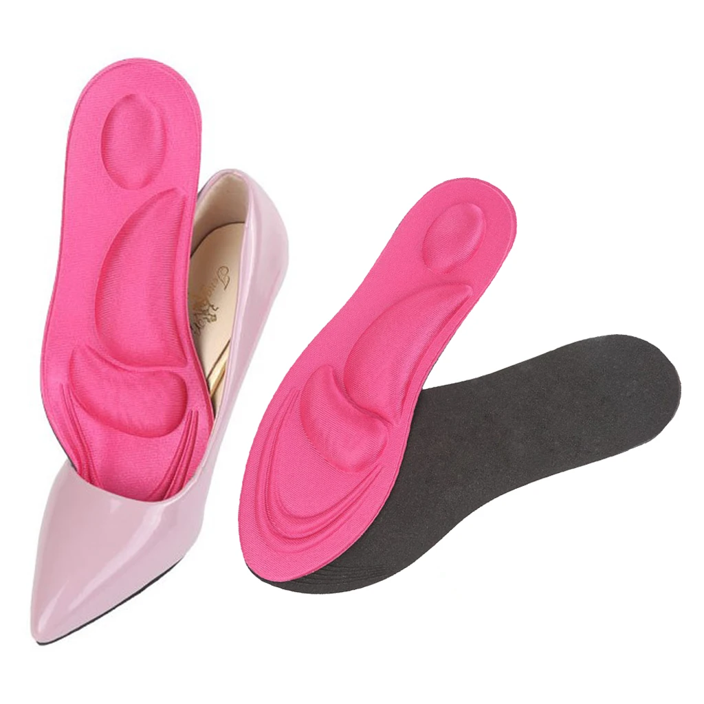 3D Shoe Insoles Memory Foam Thick Sponge Cushion DIY Cutting for Men Women