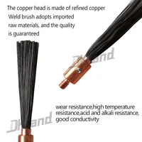 1pc/10pcs Polishing Brush Head For Stainless Steel Weld Bead Processor Welding Seam Cleaning Machine With M6/M8 Thread 2