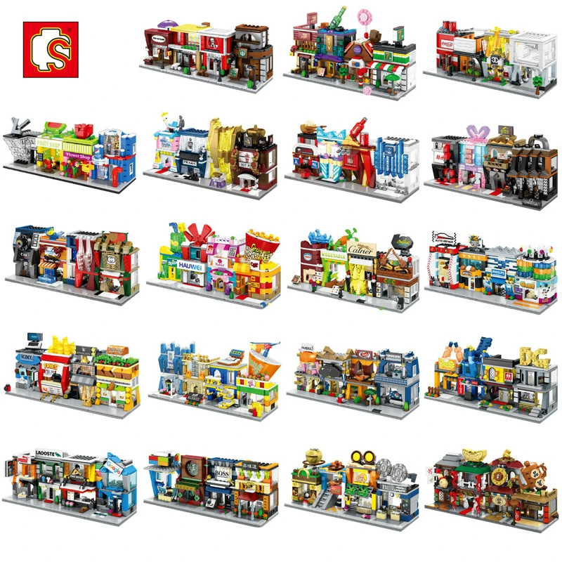 Sembo Blocks 4 in 1 Mini City Street 