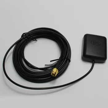 

ANT-1575R Accessories 5m Cable Durable Long Black Car GPS Antenna 28DBI Waterproof SMA Interface Magnetic Mount For Navigation