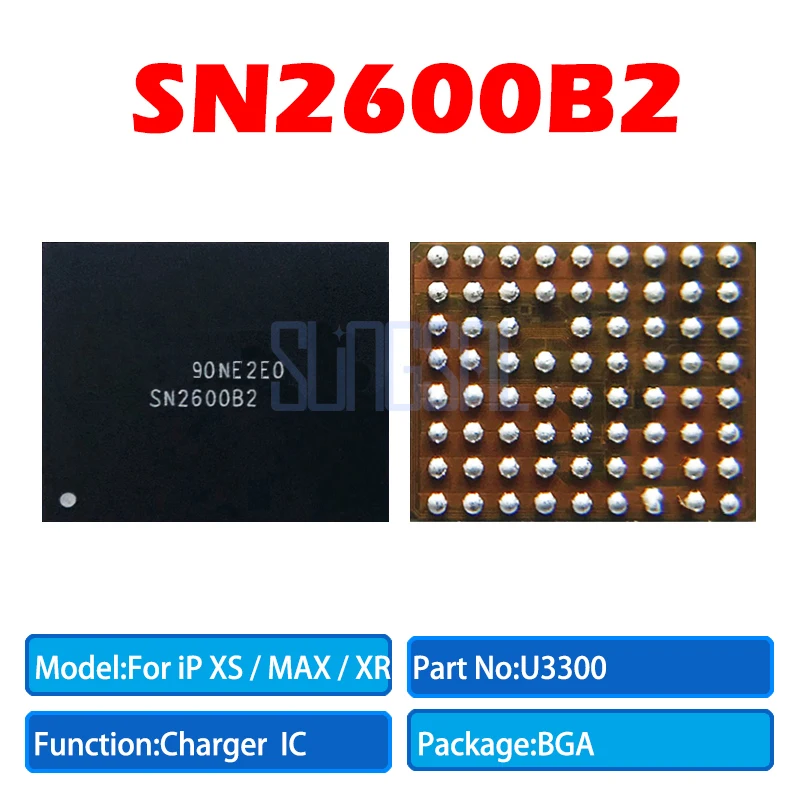 10 Pz/Lotto 100% Originale U3300 Tigris T1 Ricarica Chip Ic Caricabatterie Per Iphone Xs Xs-Max Xr Sn2600B2