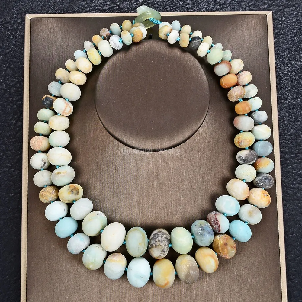 Ожерелье из натурального камня амазонита 18 20 дюймов 10 мм|necklace necklace|natural necklacenecklace