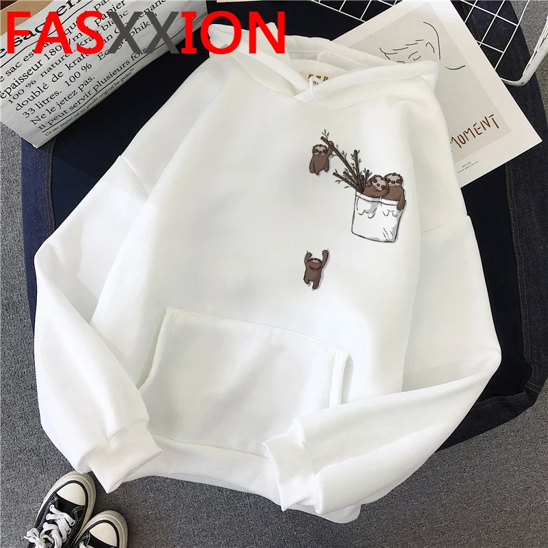 Sudadera con capucha para mujer, Kawaii con gráfico de dibujos animados, Harajuku, Anime, moda Ullzang
