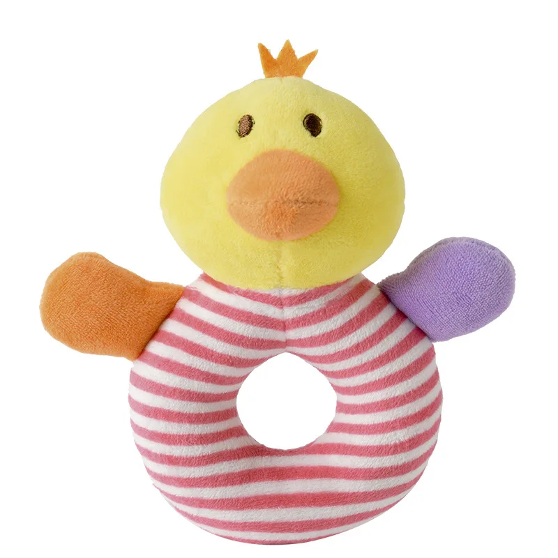 Cute  Rattle 0-12 Months Toy Learning Education Toys Bearoom Baby Rattles Mobiles Cartoon Toys For Baby Animal Hand Bell Gifts