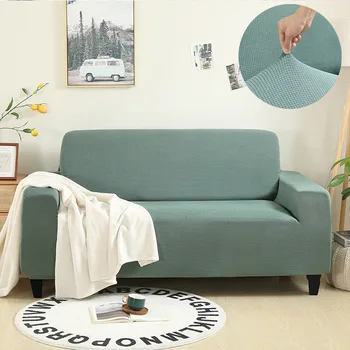 

Inya Elastic Water Proof Sofa Cover Streth Thick Sofa Protector Jacquard Solid Sofa Covers For Living Room Couch Cover
