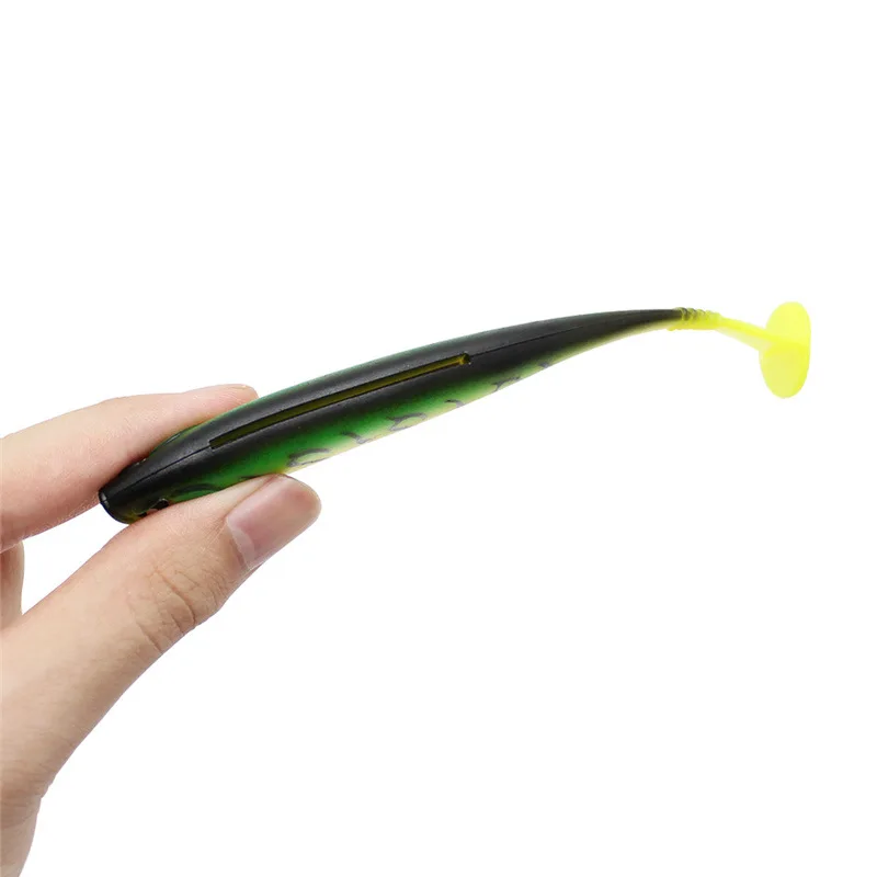3pcs/lot Soft Fishing Lure 13/9.5cm 10/4.5g  Silicone Bait Shad Worms Bass Pike Minnow Swimbait Rubber Fish Lure High Quality