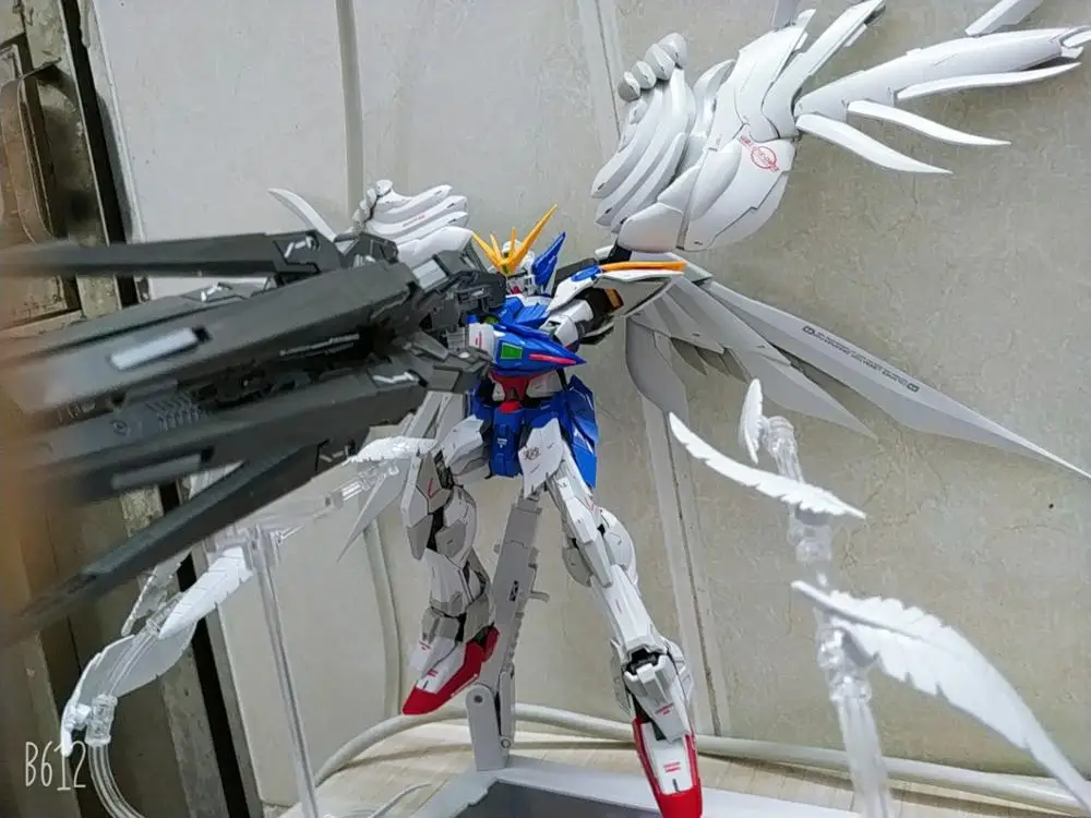 Японское аниме Gaogao модель 028 Gundam Модель MG 1/100 XXXG 00W0 крыло боец zero мобильный костюм