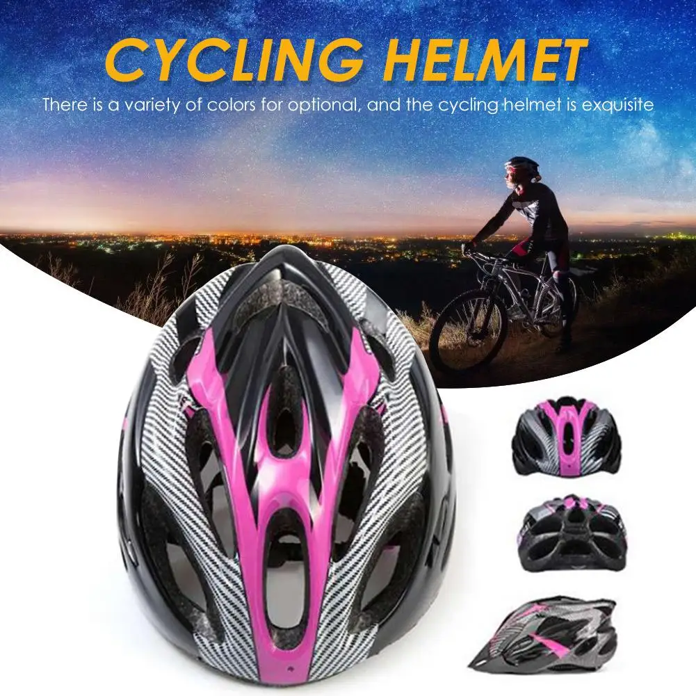 Cycling Safety Helmet Adjustable Brain Bucket Helmet Bike Skating Crash