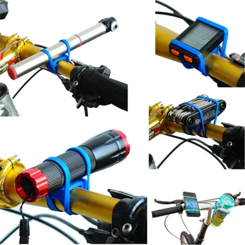 

Bike Silicone High Elastic Band Flashlight Phone Strap Ribbon Mount Holder for MTB Mountain Rode Bike Accessories