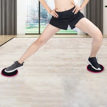 

2pcs/set Fitness Gliding Discs Double Sided Exercise Sliding Plate Sliders Yoga Abdominal Hip Shoulder Chest Back Core Training