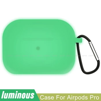 

Night Luminous Earphone Case For AirPods 3 2019 Bluetooth Wireless Fluorescent Earphone Protective Case For Air Pods Pro Cover
