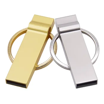 

Metal USB Flash Drive 2.0 32GB 16GB 8GB 4GB Pen Drive Memory Stick with Keychain Cle Usb Mini Pendrive 64gb Flash Disk for Gifts