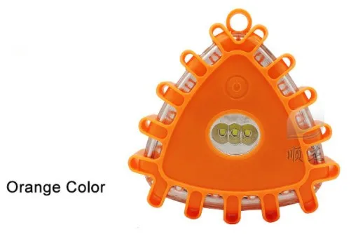 Orange shell Многофункциональные сильные магнитные защитные баррикадные огни мигающие огни полосы света треугольный светодиодный предупреждающий сигнал дорожный свет - Цвет: Orange shell