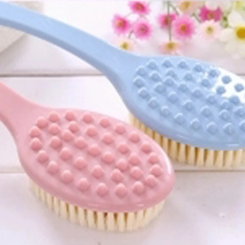 1 шт. щетка для ванны Длинная Деревянная Ручка Reach Back Body Shower щетина скребок для спа ванной комнаты полезный инструмент для ванной