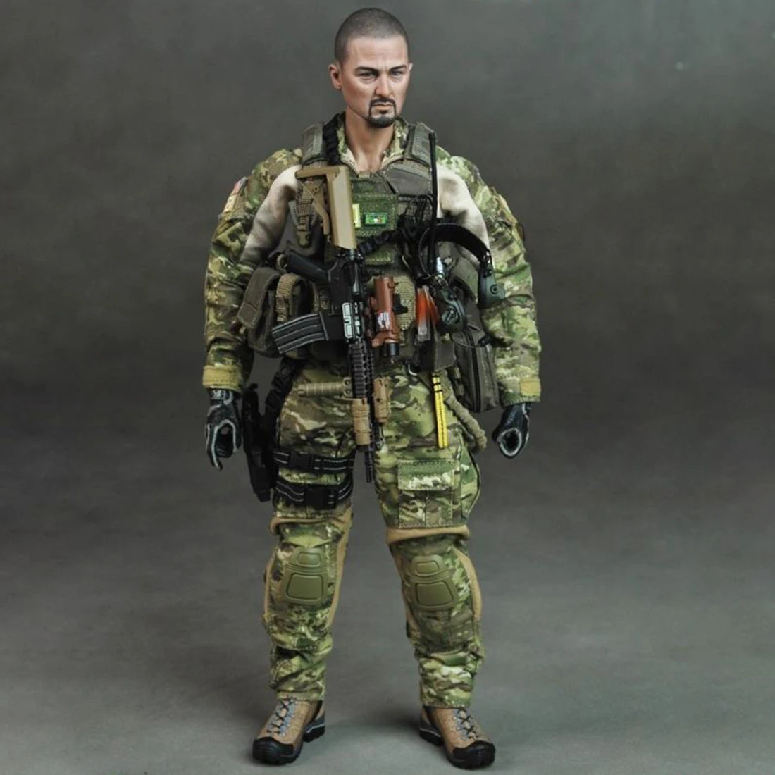 1/6 30 см средневековая модель солдата Реалистичная голова скульптура DIY подвижные армии США рейнджер Военная фигура
