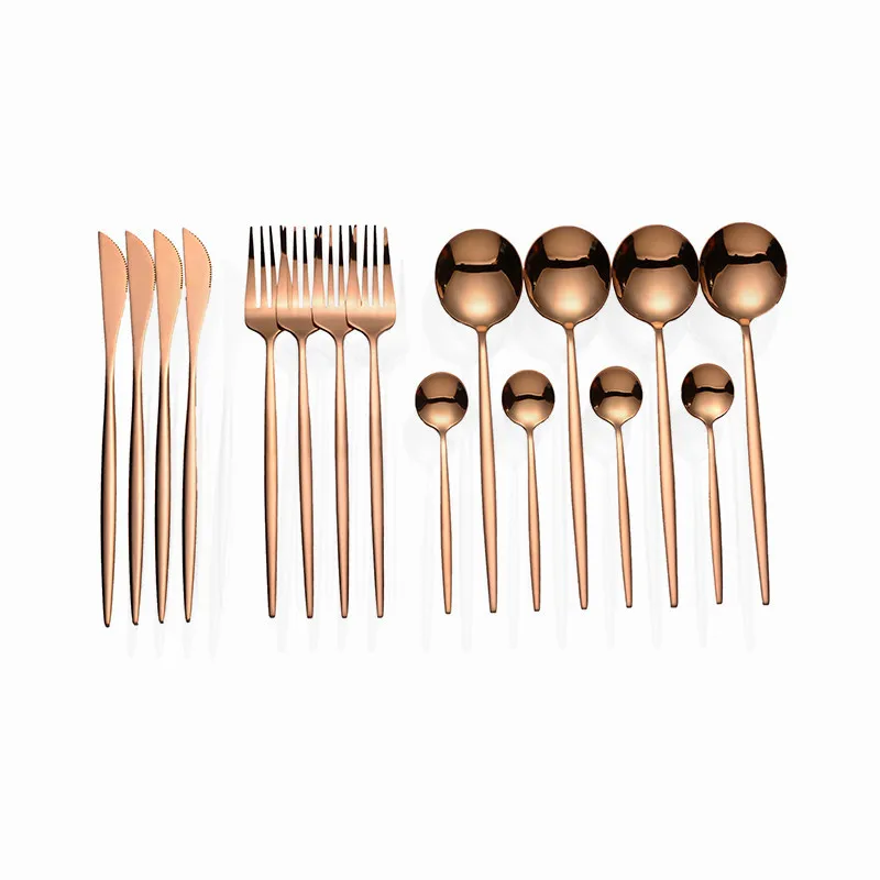 rose gold 16 pcs