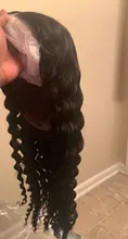 Miss-pelucas de cabello humano brasileño para mujeres negras, sin pegamento, ondas profundas rizadas, 13x4, con encaje Frontal, Frontal suizo, mojado y ondulado