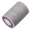 0.35mm Dia White Polyeste Waxed Cord Thread Linen for Leather Craft 300M ► Photo 3/4