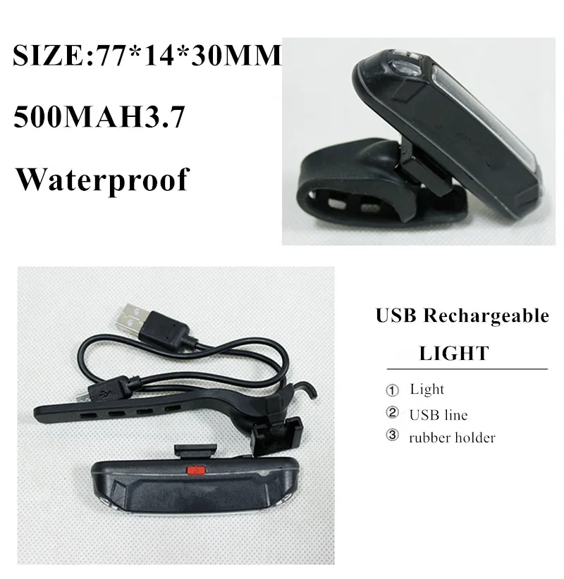 Задний фонарь для велосипеда Водонепроницаемая задняя фара светодиодная Usb заряжаемые ходовые огни для горного велосипеда велосипедный фонарь задний фонарь для велосипеда