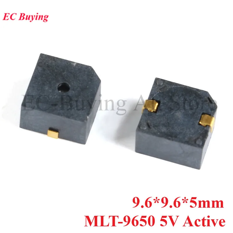 5Pcs SMD Magnetic Piezo Loudspeaker Speaker Buzzer 8630 1109 9045 9025 9018 5020 1230 9032 7525 8630 8540 Passive 9650 Active mini plug speaker piezo buzzer mini speaker electronic buzzer